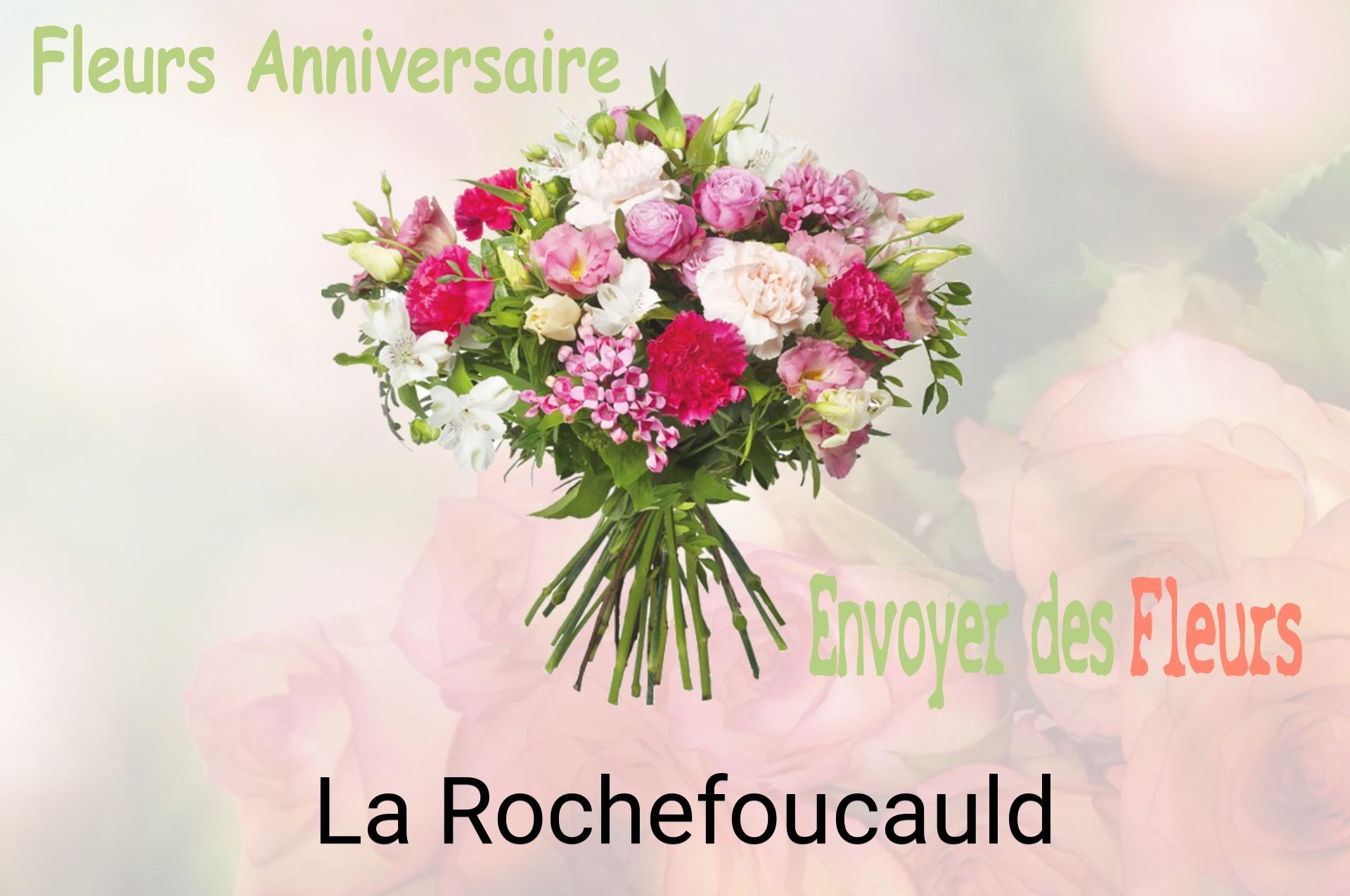 Bouquet de fleurs d’anniversaire livré à La Rochefoucauld