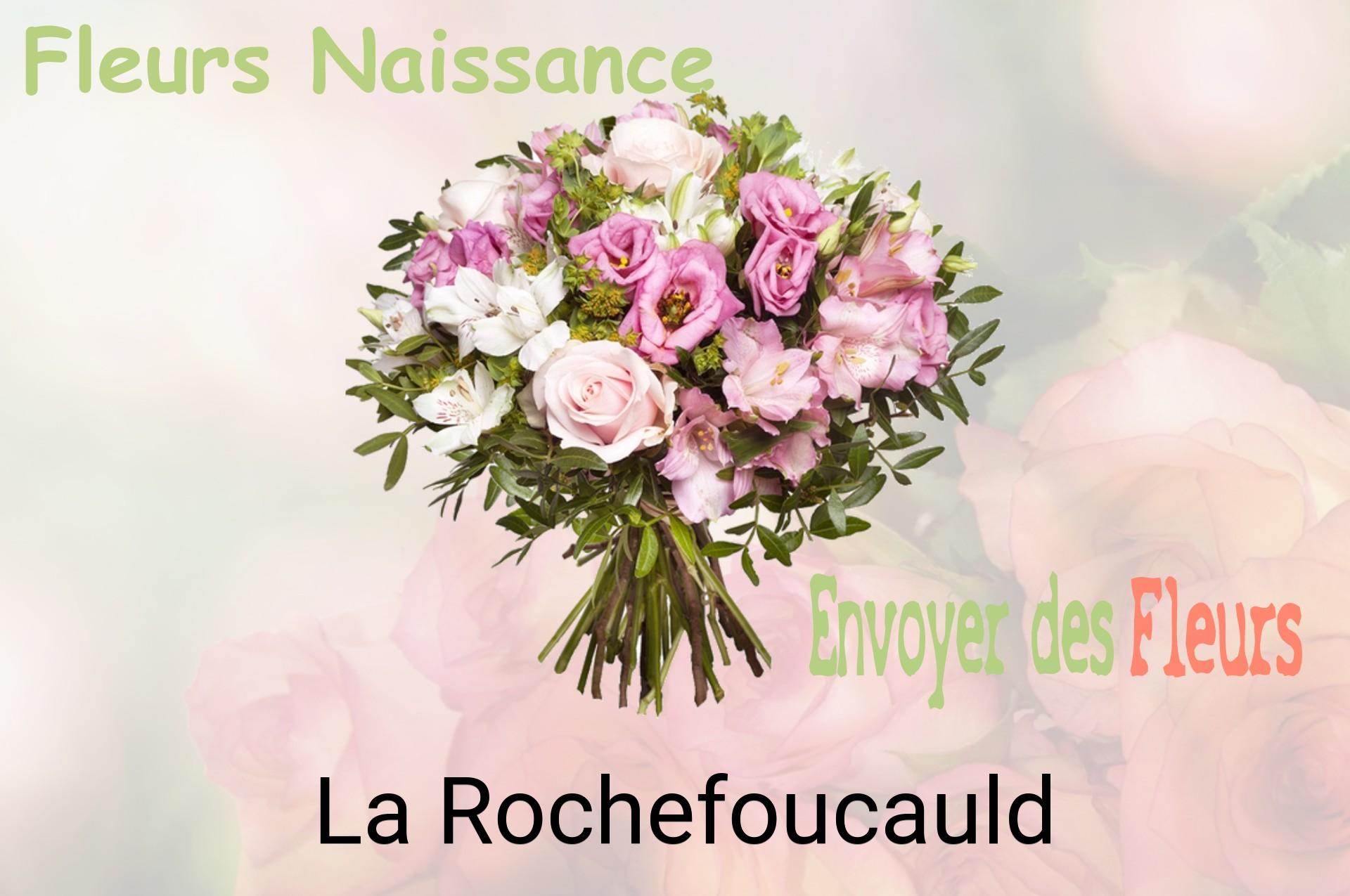 Bouquet de fleurs de naissance livré à La Rochefoucauld